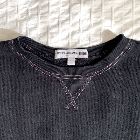 Uniqlo Ines de la Fressange black sweatshirt - Picture 2 of 3